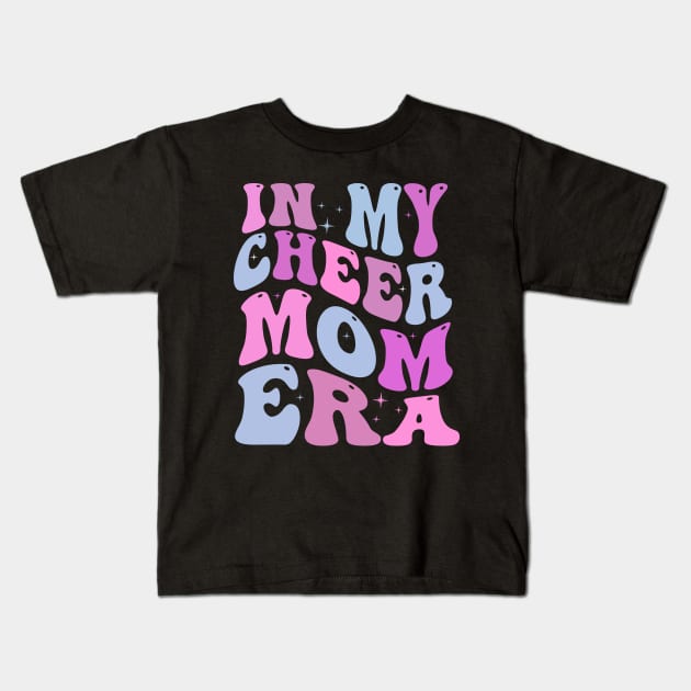 In My Cheer Mom Era Cheerleader Mom Kids T-Shirt by blueyellow